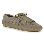 EMU - AGONIS MAC | Ladies Cotton Lightweight Espadrille Sneaker Trainer Grey