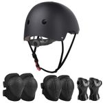 Jim's Store Kids Bike Helmet for 3-10 years old Helmet and Knee Pads Set Adjust…