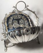 Ornate, English Silverplate Bun/Biscuit Warmer