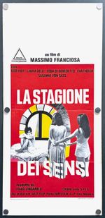 Season of the Senses (1969) Orig Italian Movie Poster – Good **Sexploitation**