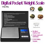 Mini Digital Pocket Scale 500g x 0.04g Precision Jewellery Kitchen Gram Scale
