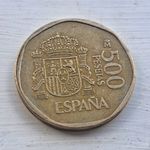 Spain España 500 Pesetas 1988 Juan Carlos I & Sofía Coin Uncertified