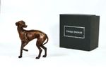 Whippet Solid Hot Cast  Bronze Steve Boss  Certificate Authenticity - NEW 