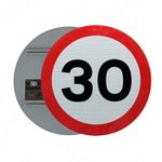 30 MPH 30MPH Speed Limit Sign Road Grade CE Marked RA2 Reflective Various Sizes