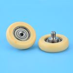 Rowing machine seat wheel Nylon roller wheel with bearing 8x36x10mm Drawer track