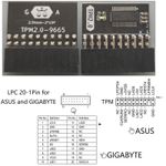 TPM 2.0 Module TPM GA 20-1Pin Security Module for Gigabyte ASUS Motherboard Chip