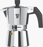Pezzetti Italexpress 6tz Moka Pot Stovetop Espresso Maker Silver