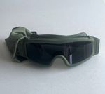 Paintballing Military Style Ski Goggles Tinted Lens Elastic Strap Green