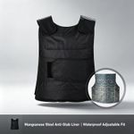 Stab Proof Anti-Cut Tactical Armour Vest Manganese Steel Liner Security Guard UK