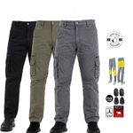 Men Motorbike Motorcycle Cargo Pants Armour Protective Motorbike Protector Pants