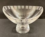 Kosta Boda Vintage Etched Crystal/Glass Bowl Sweeden Signed Free Shipping