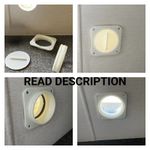 Mobile AC Air Conditioner Internal Vent Kit With Wall Plate+Coupler+Blank Cap