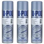 3X U-Pol Grey Primer Spray High Build Power Can Aerosol Professional Spray 500ml
