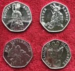 beatrix potter 50p full set 2018 … UNCIRCULATED