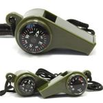 Loud Emergency Survival Whistle Safety Rescue Hiking Camping Outdoor Gear Green