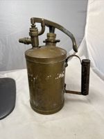 Vintage Brass Garden Sprayer. Roses. Hand Pump. Unmarked