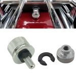 Chrome/Black CNC Aluminum Rear Seat Bolt Screw&Nut For Harley Davidson 1986-2023