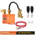 Wireless Remote Car Battery Disconnect Relay Master Kill Cut‑off Switch Isolator