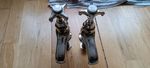 Vintage French Bath Sink Taps - CH Blanc Paris - Chaud and Froid