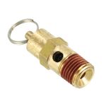 1/4" Male NPT Safety Valve, Air Release Valve 150 PSI Set Pressure