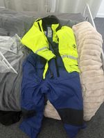 Fladen Rescue System Flotation Suit Blue/Yellow, Sailing/Fishing, Size M