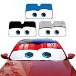 Cartoon Eye Visor Car Windshield Sun Shade SUV Auto Front Window Shield Cover