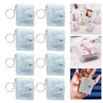 Mini Small Photo Album Card Pocket Binder Picture Storage Keychain Sleeve