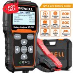 FOXWELL BT705 12V 24V Battery Load Tester Cranking &Charging Alternator Analyzer