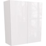 900mm High 700mm Kitchen Wall Unit – With Gloss White Slab Door, Fully Assembled