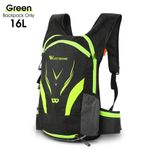 WEST BIKING 16L Outdoor Sports Cycling Hiking Backpack Rucksack Bag Black Green