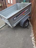 Erde 102 Trailer. tipping trailer. idea camping, tip runs builders