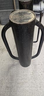  Two Fence Post Rammer Driver  125mm and 150mm Heavy Duty Fencing Hammer 