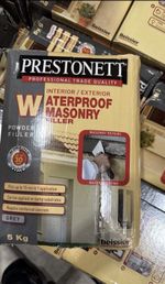 Prestonett  Waterproof Masonry Filler 5kg - Grey For Interior / Exterior