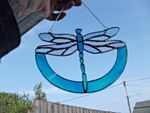 Stained Glass Large dragonfly sun-catcher's / window decoration's
