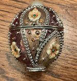 Royal Gem Collection Trinket Box Austrian Crystals 
