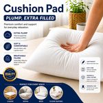 Hollowfiber Cushion Pads Insert Filler Inner Scatters Deep Filled Plump Cushions