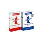 Waddingtons of London Playing Cards Superior Quality Blue and Red (2 packs))