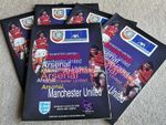 5 1998 Charity Shield Arsenal v Manchester United programmes in unused condition
