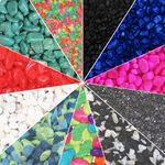 2kg Coloured Decorative Gravel Stones for Vases Plant Pots Crafts & Displays