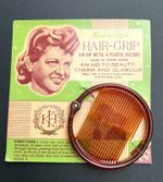 Genuine Vintage 1950s Effective Tortoiseshell  8cm Ring Comb