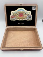 Perez Carrillo La Historia Dona Elena Empty Wood Cigar Box