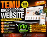 PREMIUM TEMU DROPSHIPPING WEBSITE BUSINESS FOR SALE EARN ££££