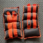 VITREO Adjustable Wrist & Ankle Weights Pair 5kg Black/Orange One Size