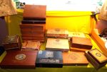 JOB LOT  26  EMPTY VARIOUS  VINTAGE  WOODEN  CIGAR BOX'S  FROM LARGE COLLECTION