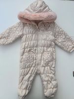 Disney Baby Girls Minnie Mouse Pink Pram Snowsuit 12-18 Months Fleece Hood