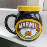 Marmite Jar-Shaped Mug Black & Yellow Original