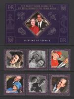 M3683 Bahamas 2011 SG1576/81+MS1582/3 - Lifetime of Service plus mini sheets.