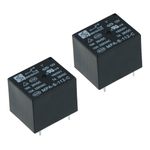 2 x 12V Mini Power Relay SPDT 15A