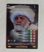 Dr Doctor Who BATTLES IN TIME OBLITERATOR Ltd Super Rare Card SR 048 SANTA CLAUS