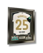 Frame For Signed Newcastle United Carabao Cup Winners Shirt